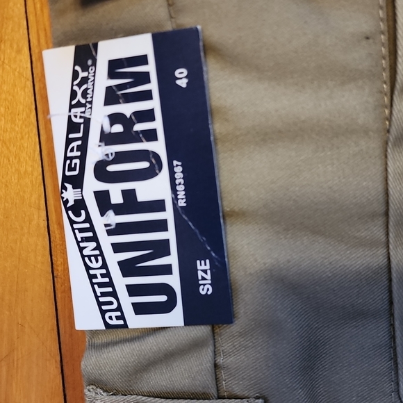 Galaxy by Harvic Men's uniform khaki shorts size 40 nwt - Picture 9 of 11